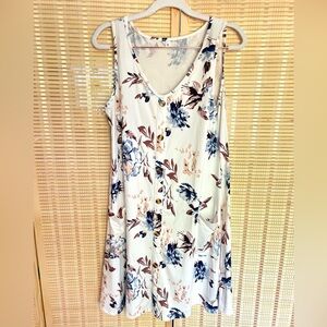 NWOT SIZE M Floral Sleeveless Dress Amazon